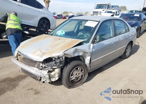 2003 Honda Civic Lx z USA, uszkodzony, nr VIN 2HGES16663H564691